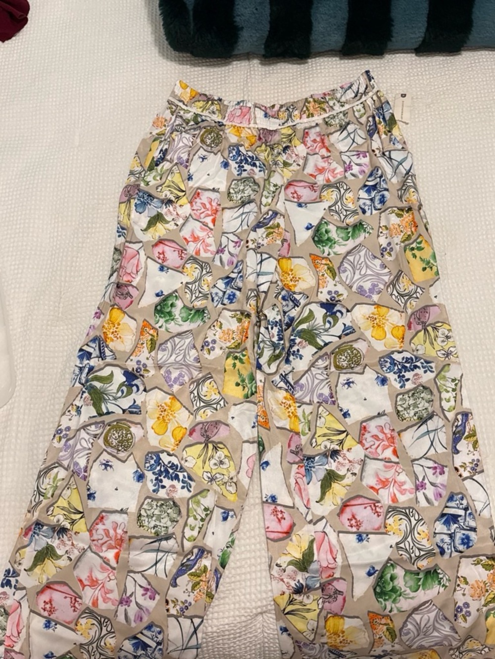 Maeve Multicolor Floral Patchwork Kids Pajama Pants